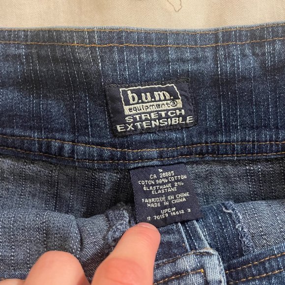 90s BUM utility tie waist light wash shorts! - Picture 14 of 15